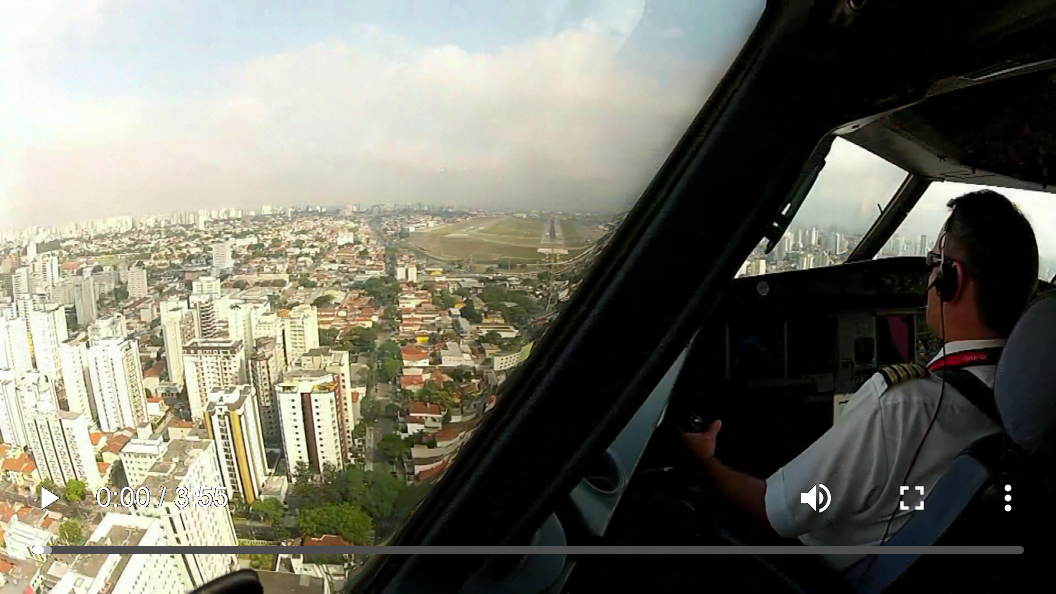 Airbus A319 around Brazil